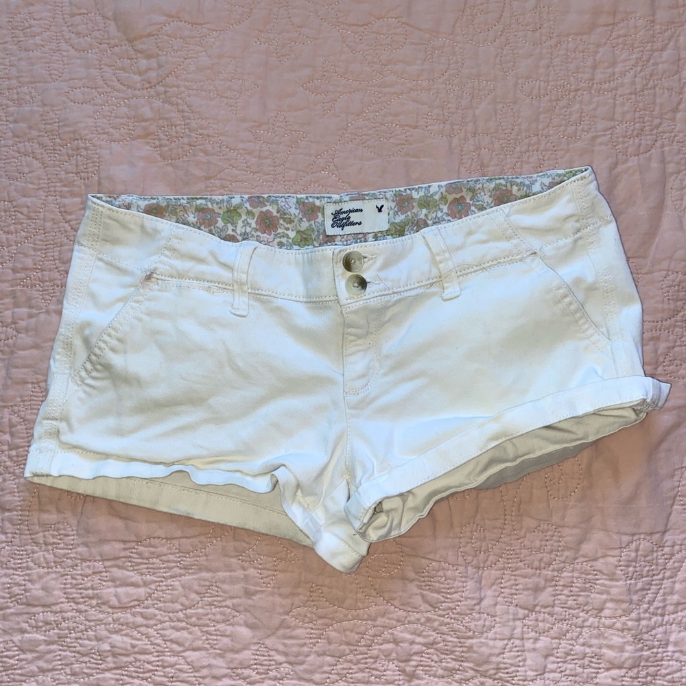 White American eagle jean shorts!